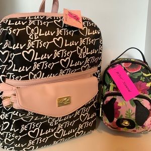 Betsey Johnson Backpack Bundle